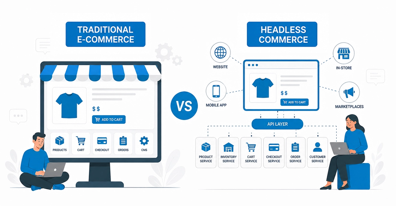 Headless Commerce vs Traditional E-Commerce: Which Fits Your Business